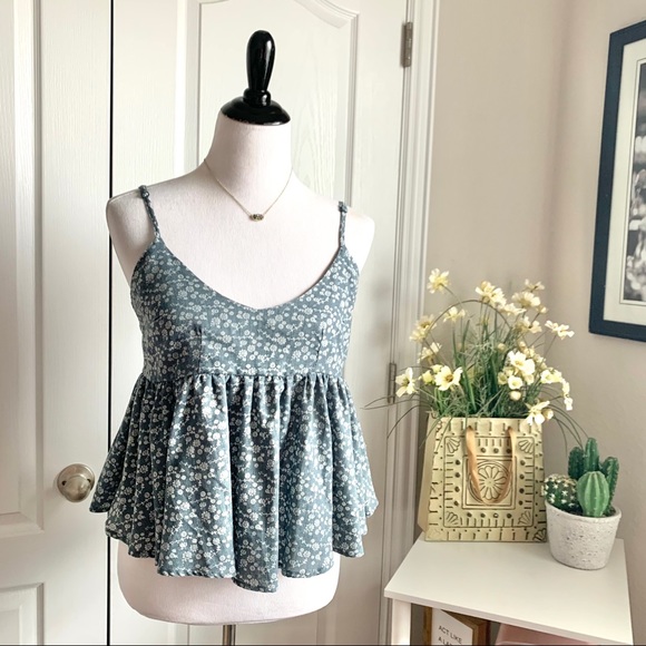 Tobi Tops - TOBI Floral Crop Top
